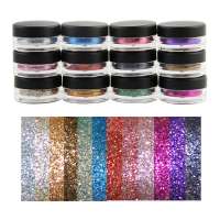 3 In 1 Set Eyeshadow Glitter Glue Brush Powder Loose Glitter Eyeshadow